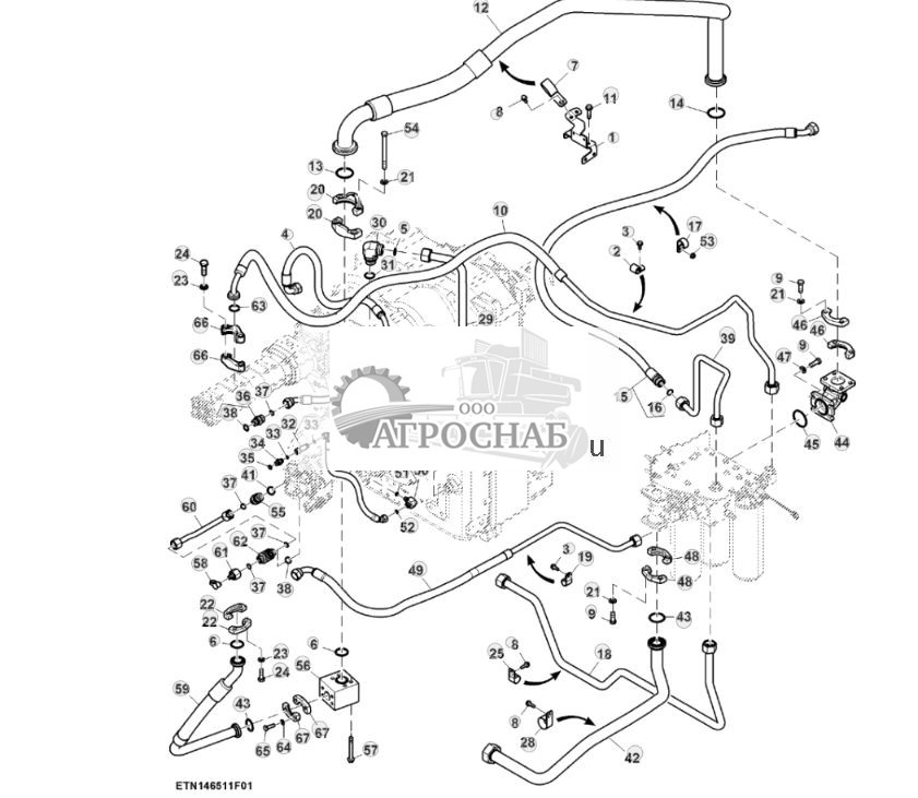 Гидравлические линии, высокий расход, без PTO (12) (800141 - 801464) Гидравлические линии, высокий расход, без PTO (12) (800141 - 801464) - ST850364 664.jpg